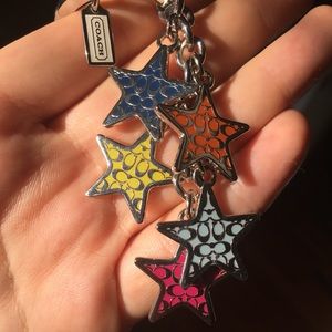 Coach Star Keychain